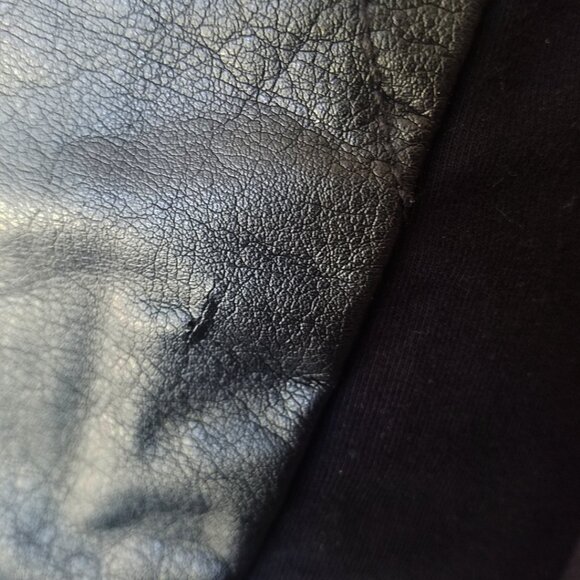 Lane Bryant Faux Leather Studded Above Knee Length Pencil Skirt plus size 24 - Picture 9 of 11